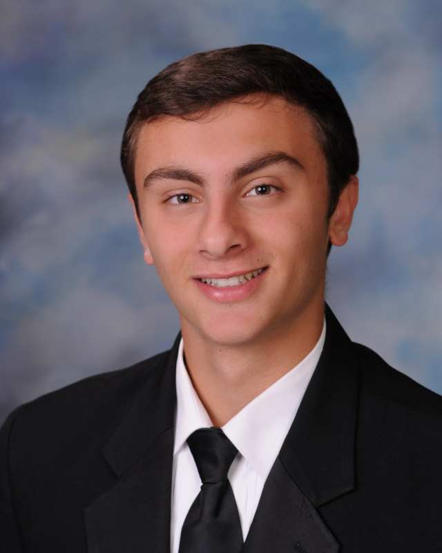 Huntington High School senior Gerard Federici.