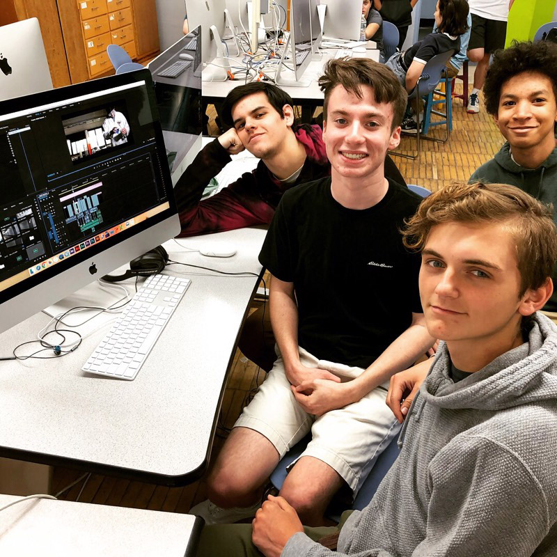 Some of the team behind the film Shelter.