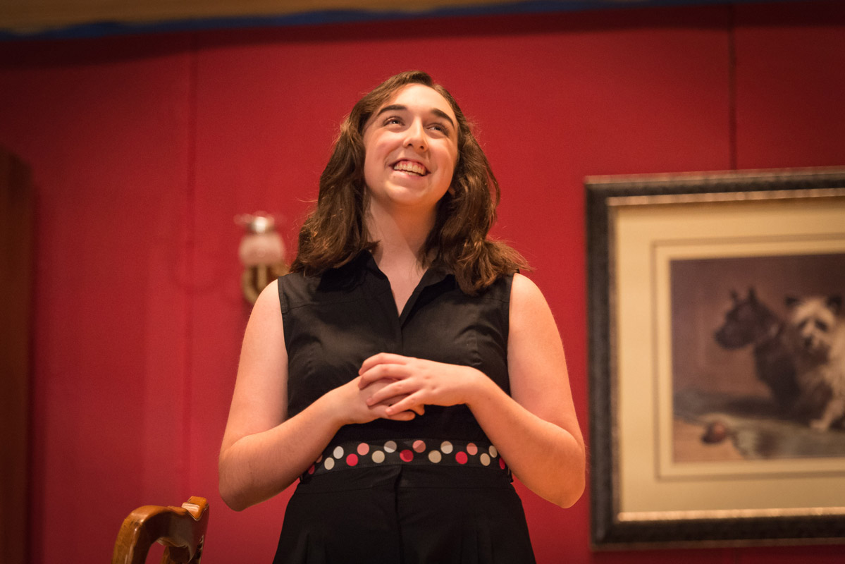 Abby Semelsberger is up for a Hunting-Tony Award for her performance in The Dining Room. (Darin Reed photo .