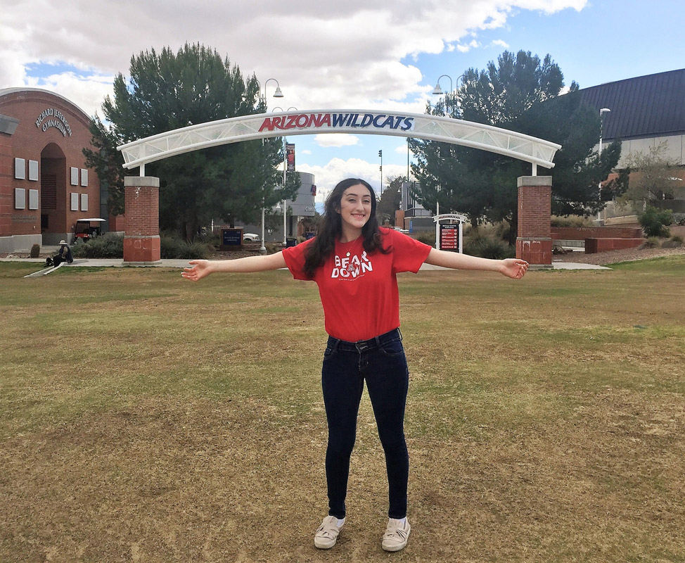 Huntington senior Nikki Jacobus expects to feel right at home in Arizona..
