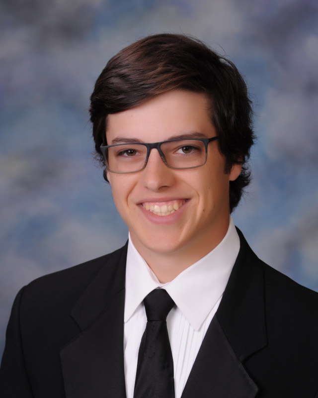 Huntington High School senior Aidan McCooey.