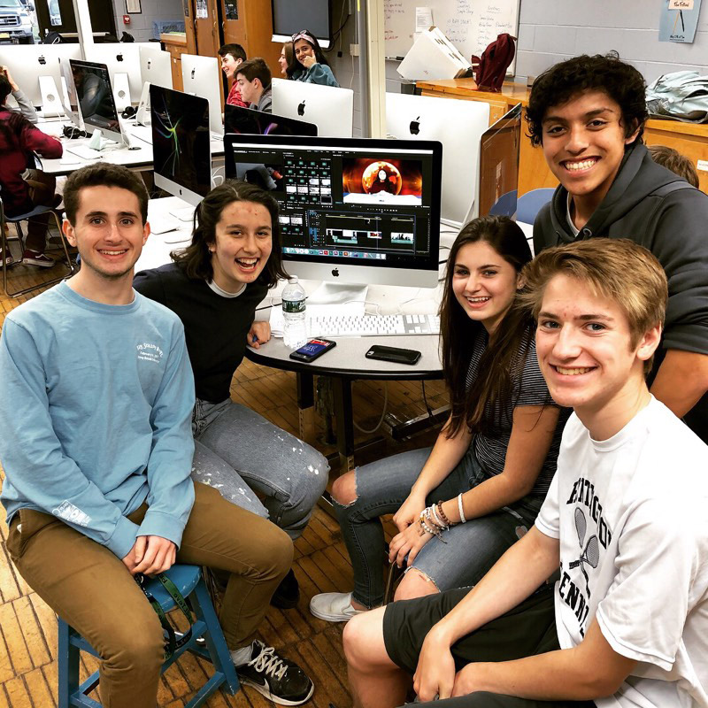 The team behind the film Unmasked.