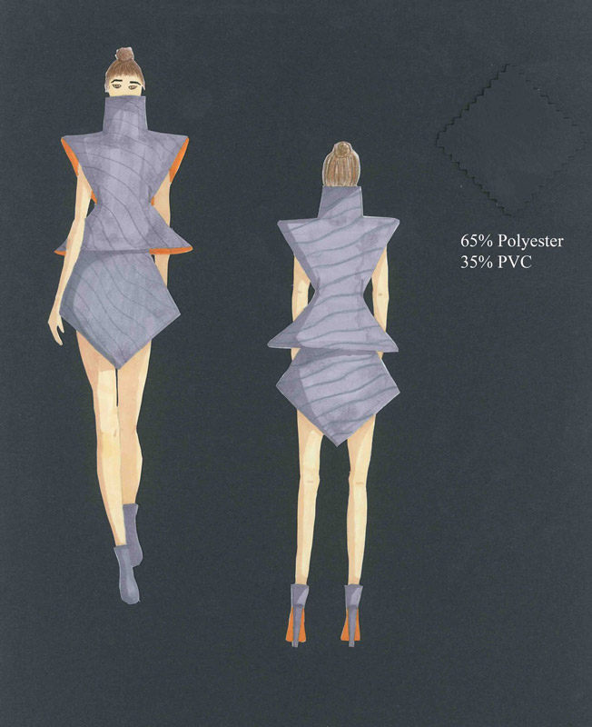 Oliva Hannigan's fashion designs show her growth over the years