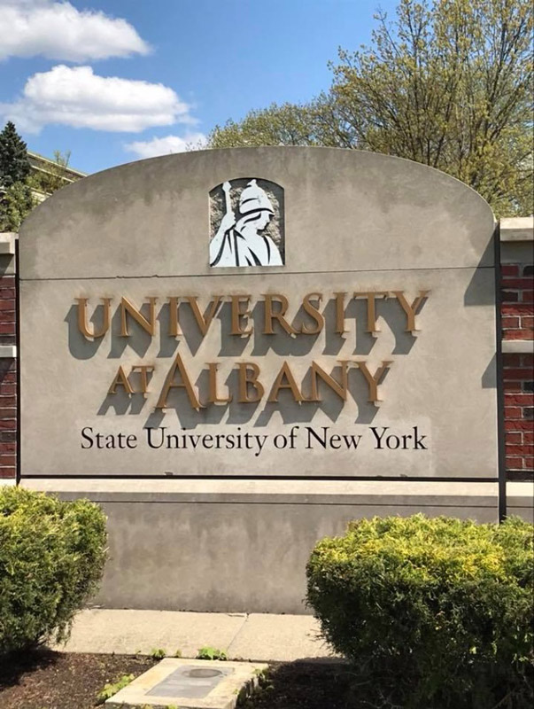 Huntington senior Lindsay McKenna is headed to the University at Albany 