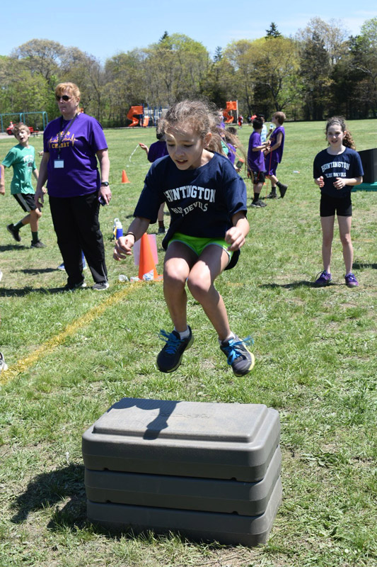 The competition pushed the Huntington students to their physical limits 
