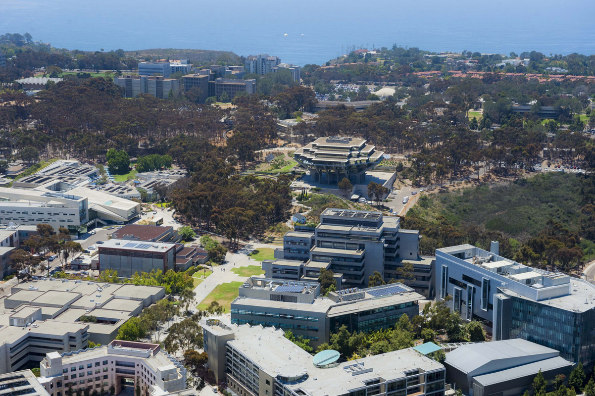 The University of California San Diego boasts a beautiful campus 