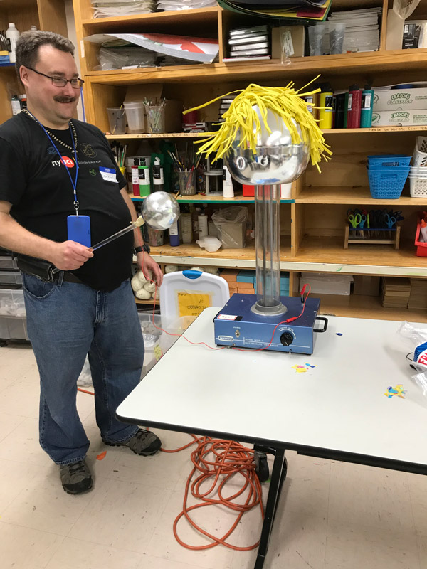 Guest science instructors made the new lessons fun.