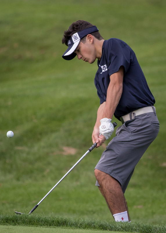 Matt Giamo lets his swing come to him on the course. (Mike Connell photo
