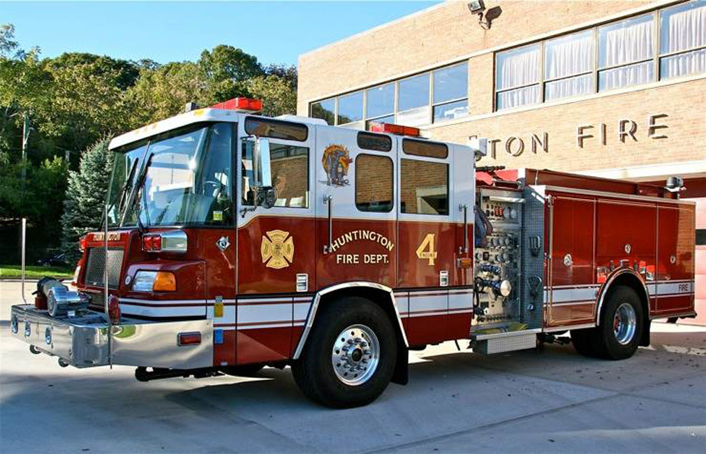 The Huntington Fire Department visited Jefferson Primary School kindergarteners.