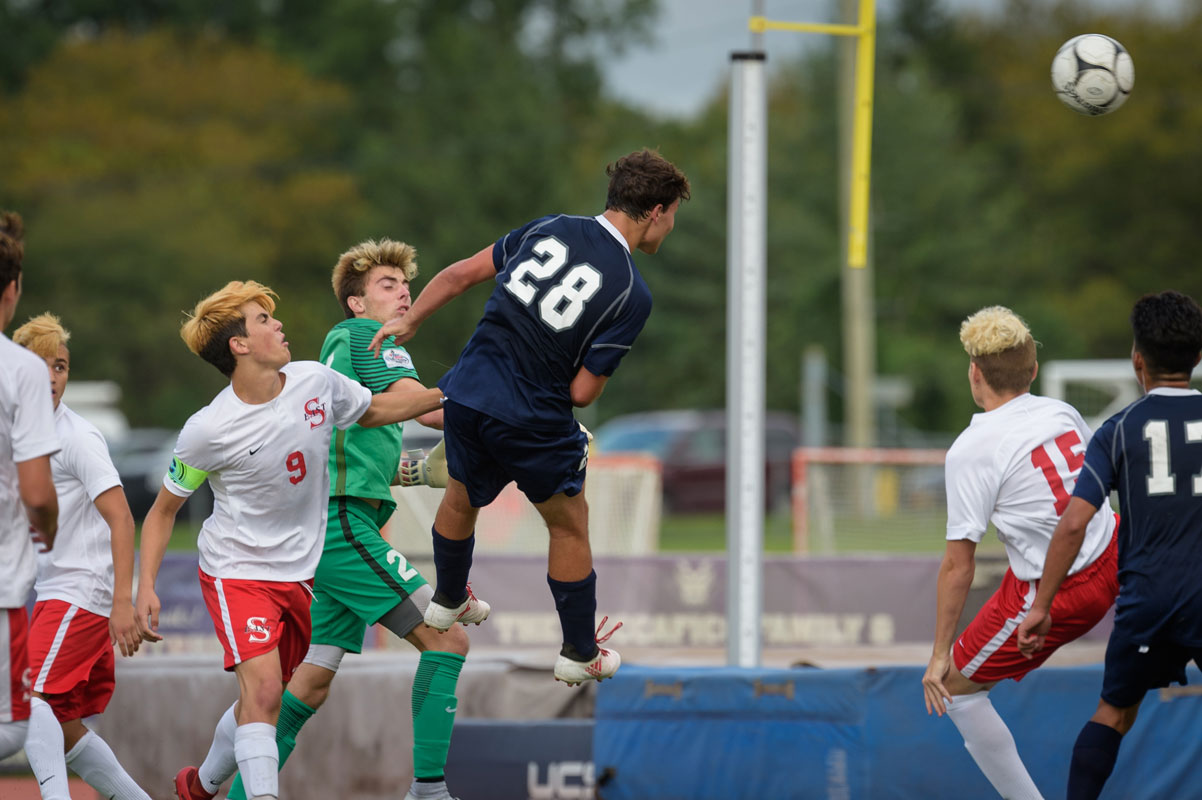 Luke Luckow was named to the All-Conference team. (Darin Reed photo.)