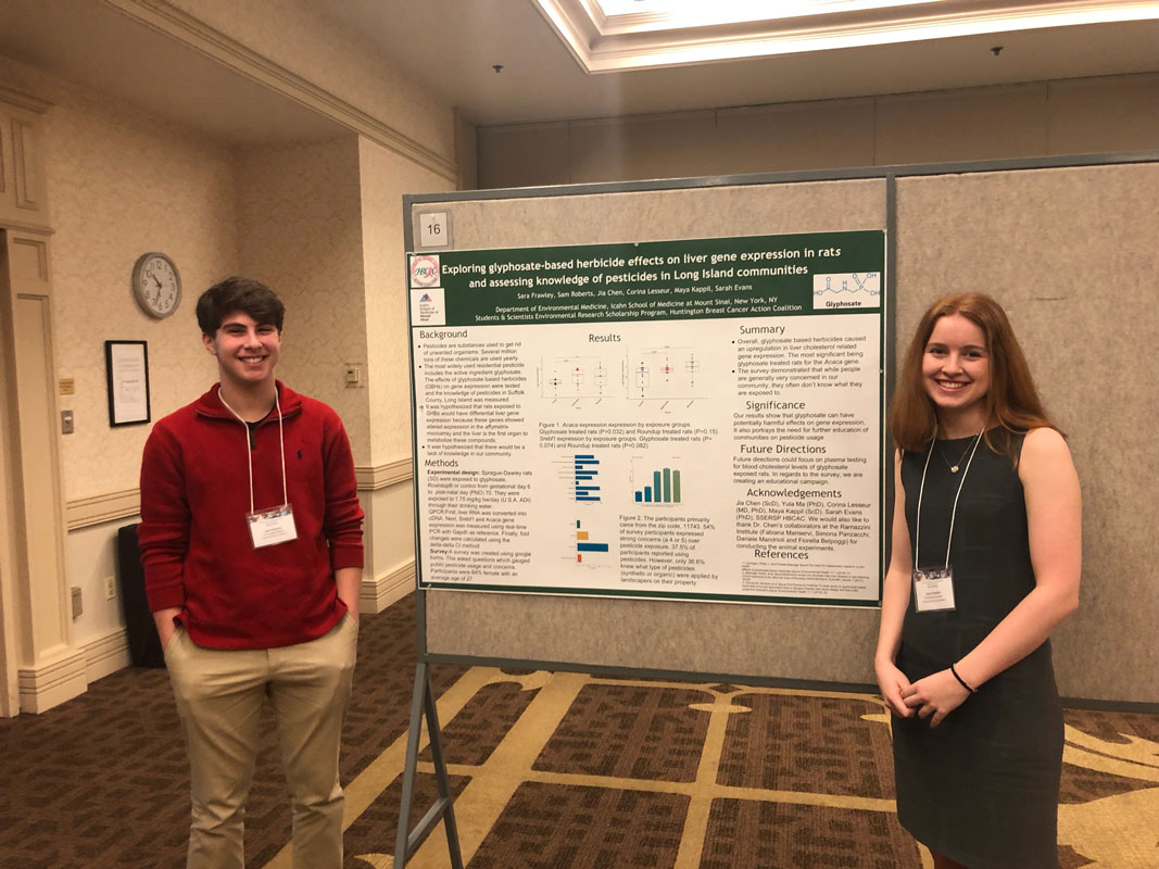 Sam Roberts and Sara Frawley in Washington, DC at a national conference.