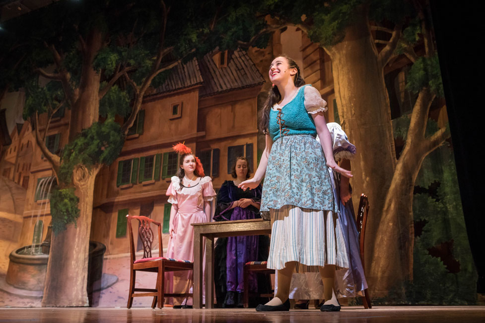 Abby Semelsberger is one of the top actresses and vocalists at Huntington High School. (Darin Reed photo.)