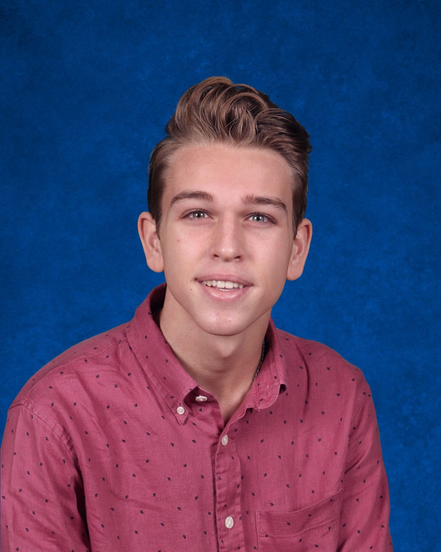 Junior John Panos is the CEO of his Virtual Enterprise class company.