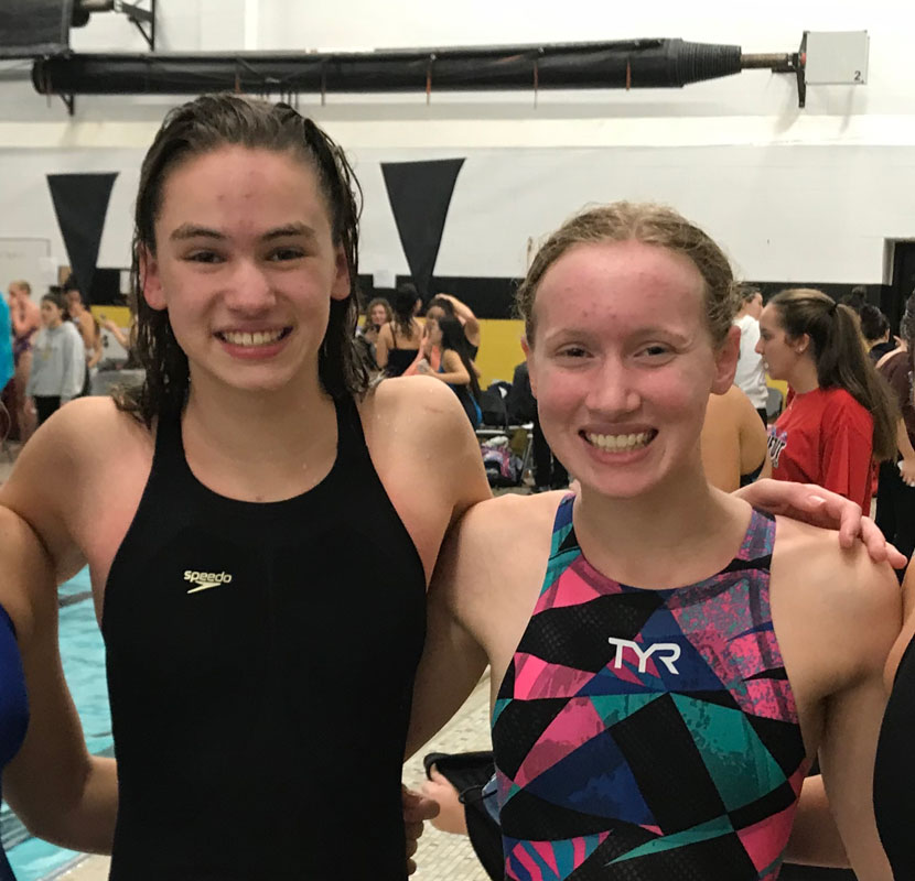 Caelan Clayton and Kathryn Montefusco have captured All-County honors.