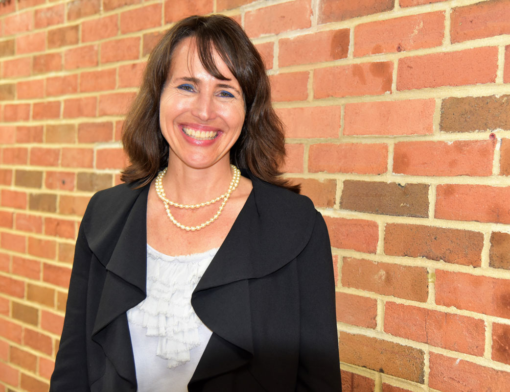 Flower Hill Principal Lucia Laguarda.