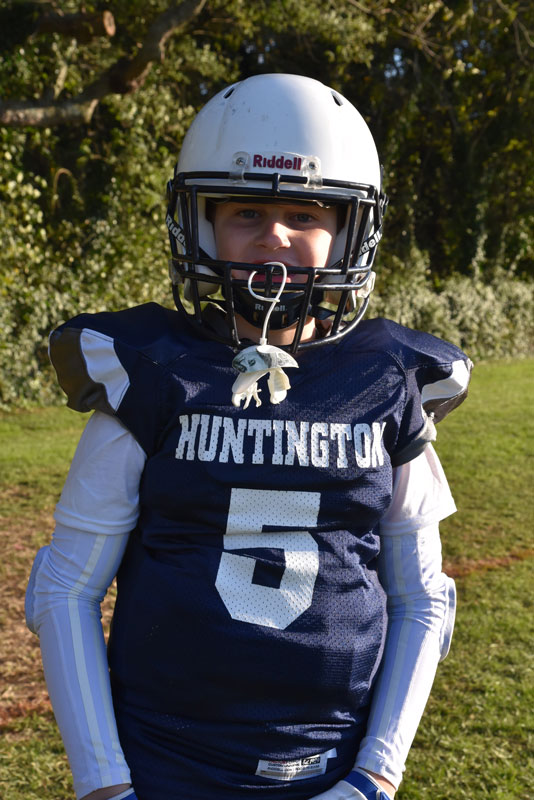 Finley-8 football players were loaded with enthusiasm.
