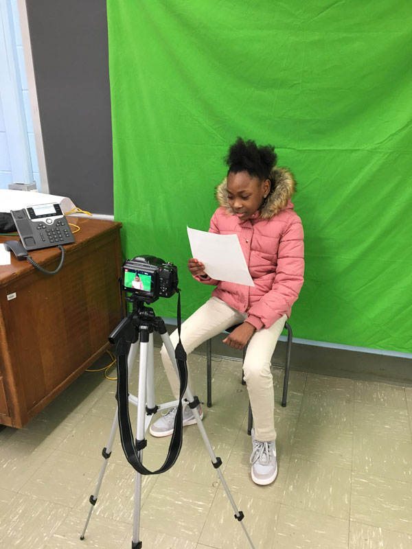Jack Abrams STEM Magnet School fifth graders participated in a gratitude project. 