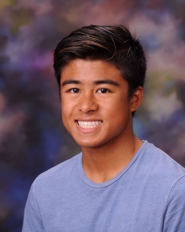 All-League senior Nate Gamboa is back to lead Huntington swimming.