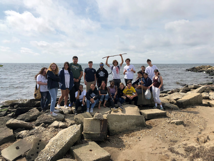The Huntington AP Environmental Science classes loved getting out into the field last week 