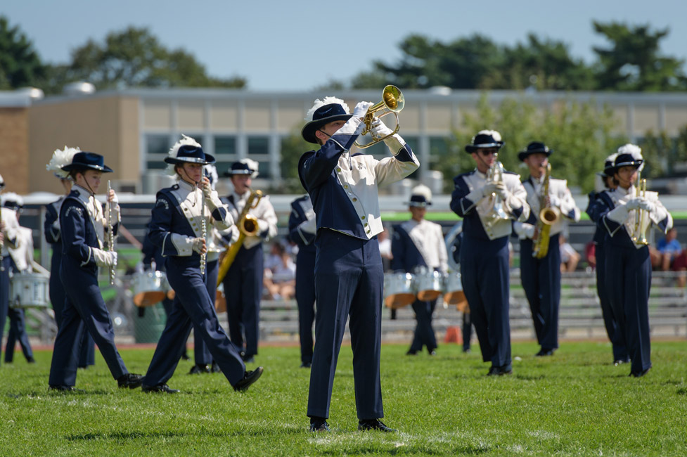 Junior Michael Reed is one of the band's exceptional musicians. (Darin Reed photo.)