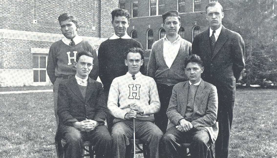 The Huntington golf team in 1936.