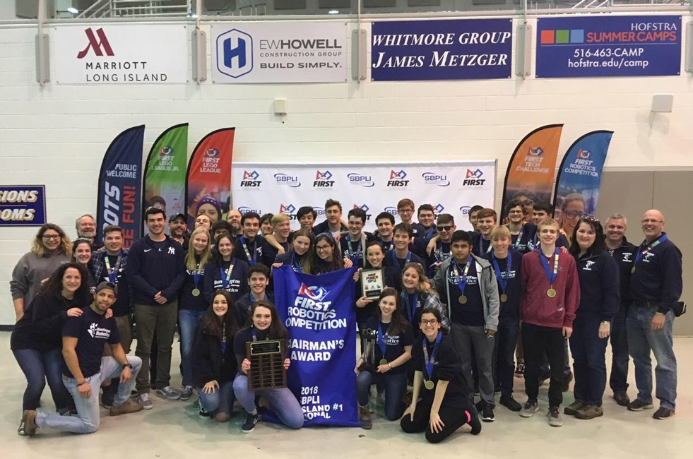 Last year's Huntington robotics team advanced to the world championships.