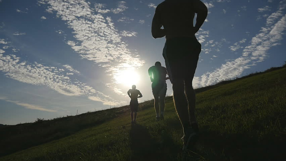 Huntington's boys' country country team is racing to the finish line of the fall season