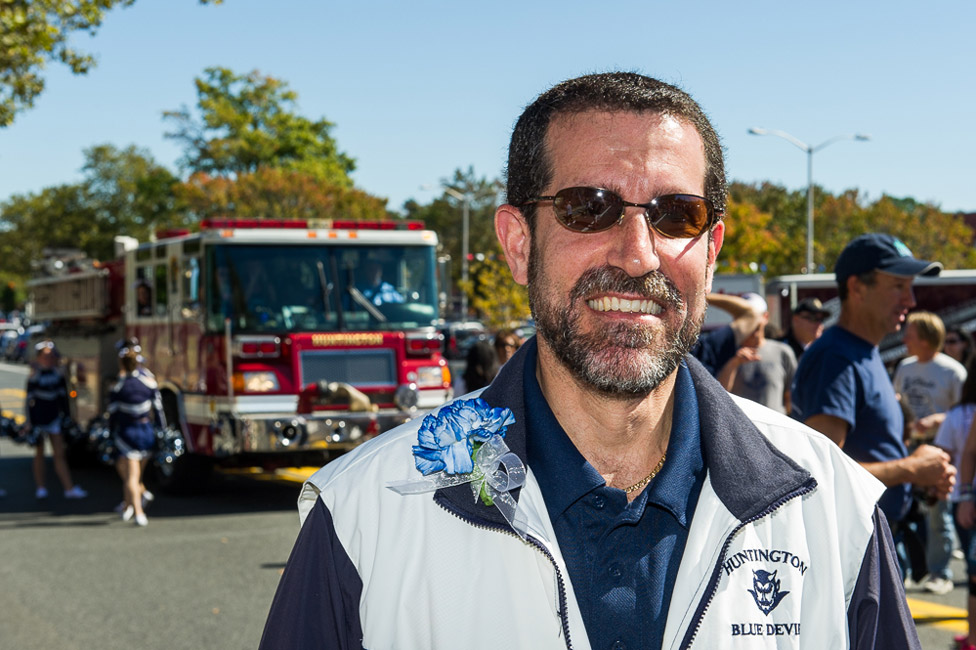 Superintendent James Polansky loves the annual Homecoming Day parade. (Darin Reed photo.)