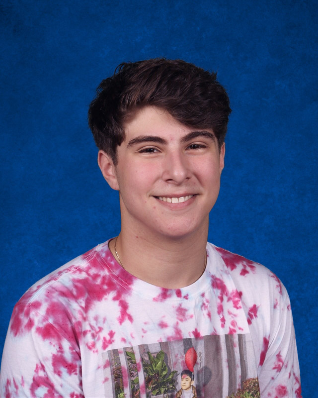 Senior Samuel Roberts is president of Huntington's Science Honor Society chapter.