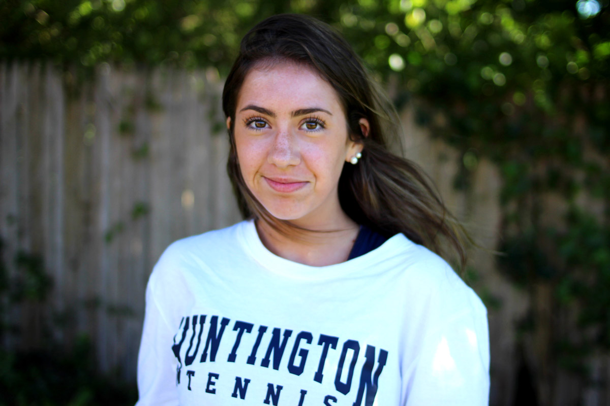 Huntington High School junior Lexi Helburn.