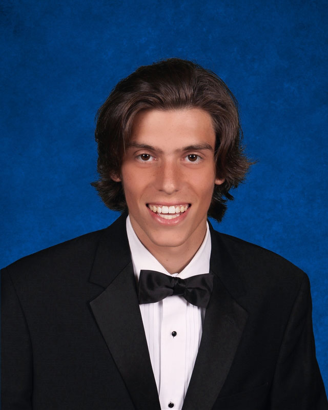 Huntington High School senior Christian Bellissimo.