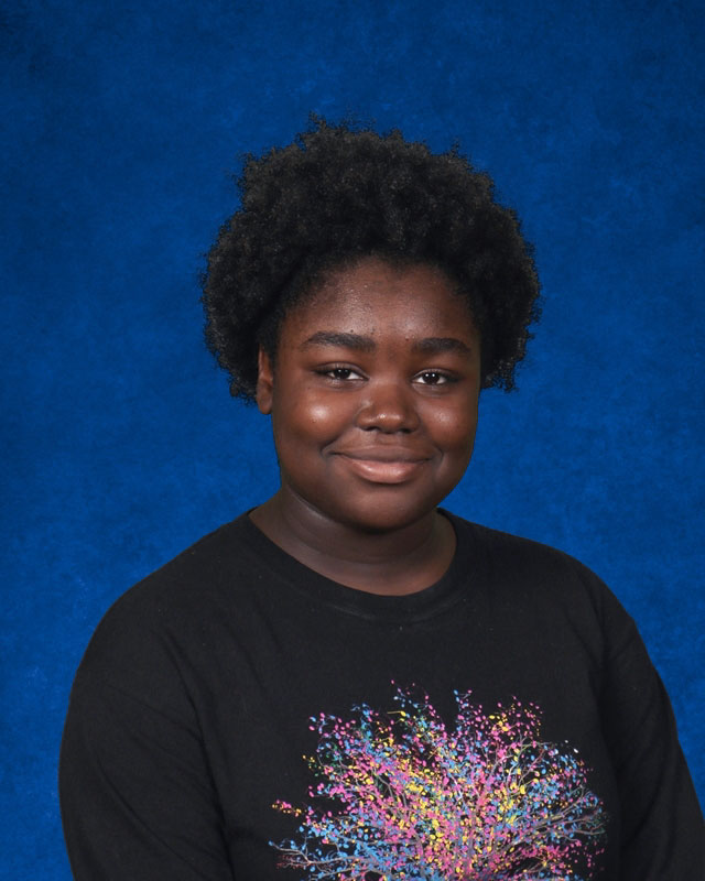 Huntington High School freshman Evelyn Johnson.