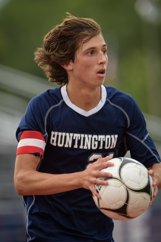 Tri-captain Johnny Tucker readies the throw-in. (Darin Reed photo (1)