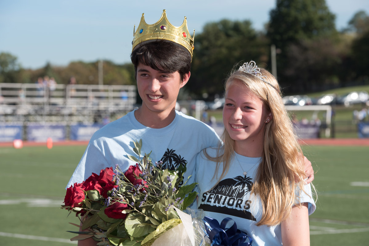 2017 Homecoming Day king and queen, Ryan Smith and Alexandra Lourenso. (Darin Reed photo