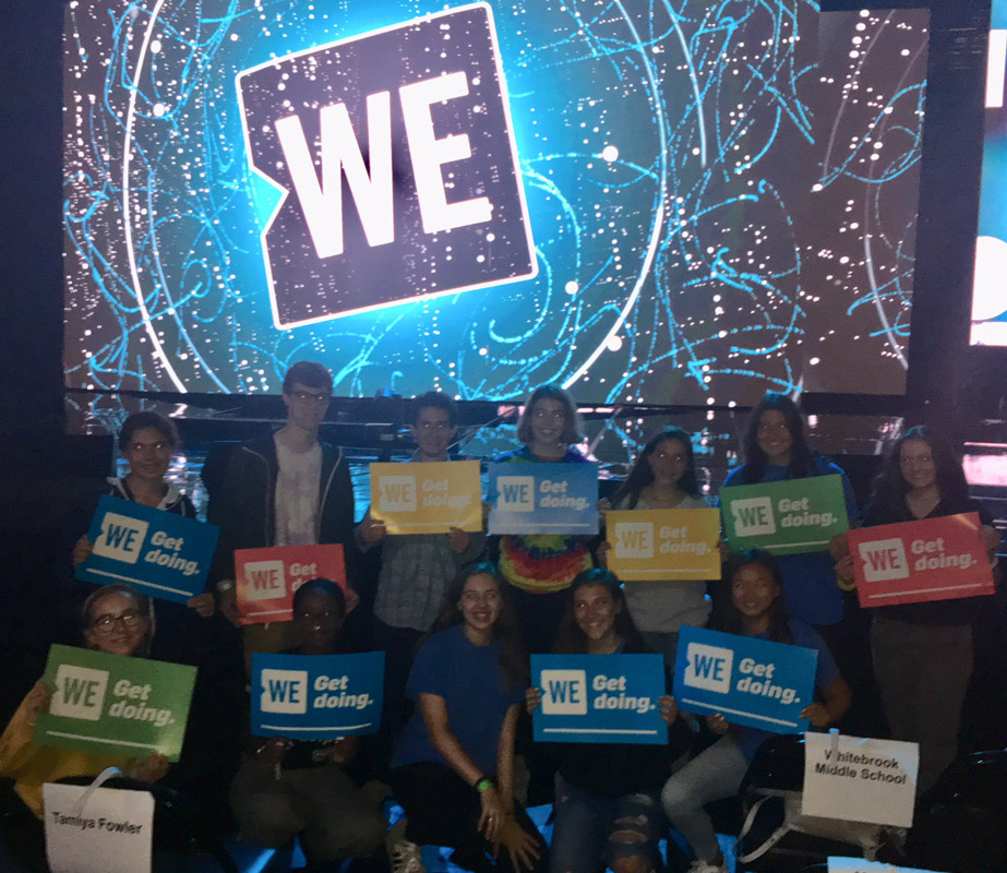 Huntington students were on hand at WE Day UN 2018 in Brooklyn.