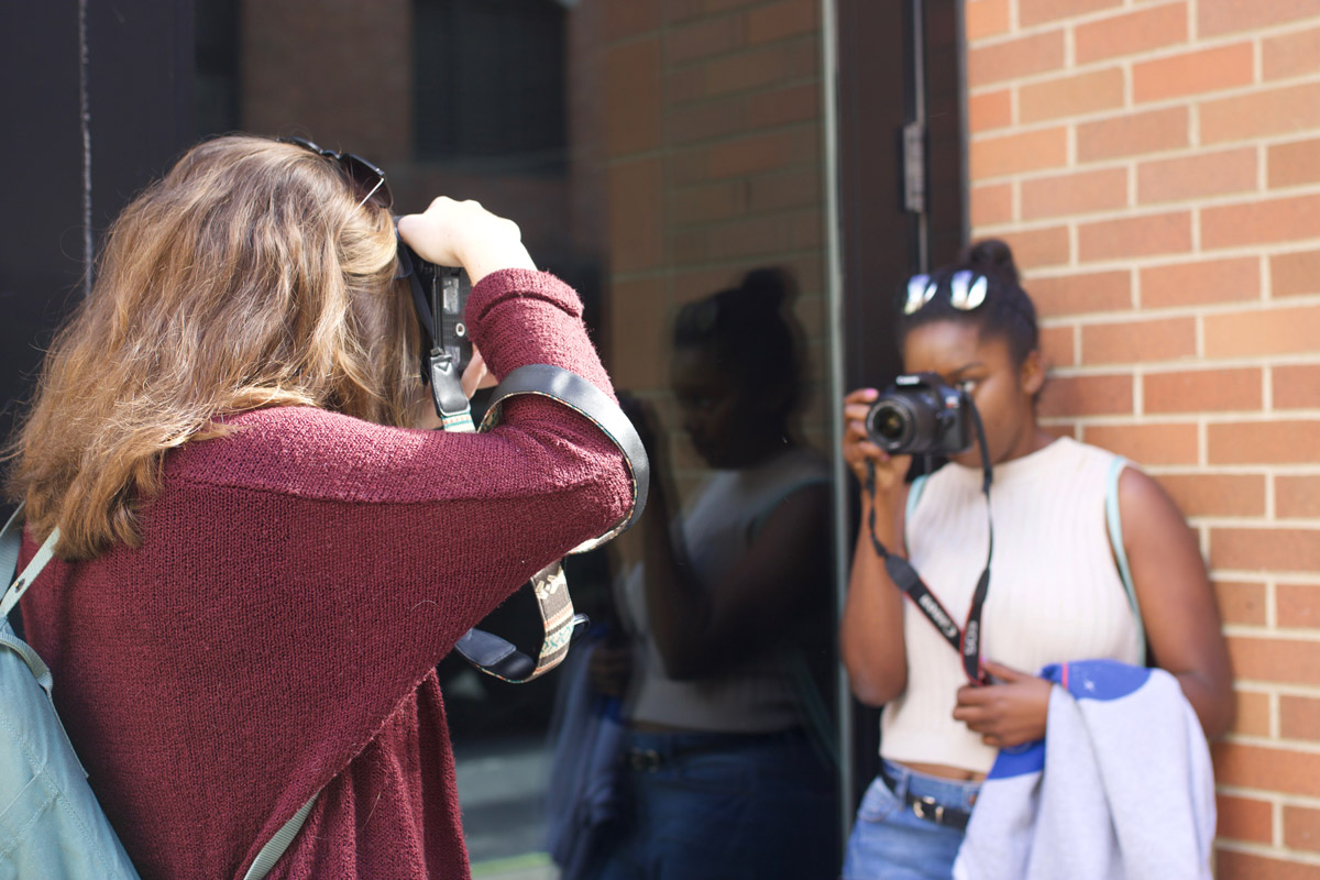 Huntington High School photography students took a field trip into Manhattan earlier this week 