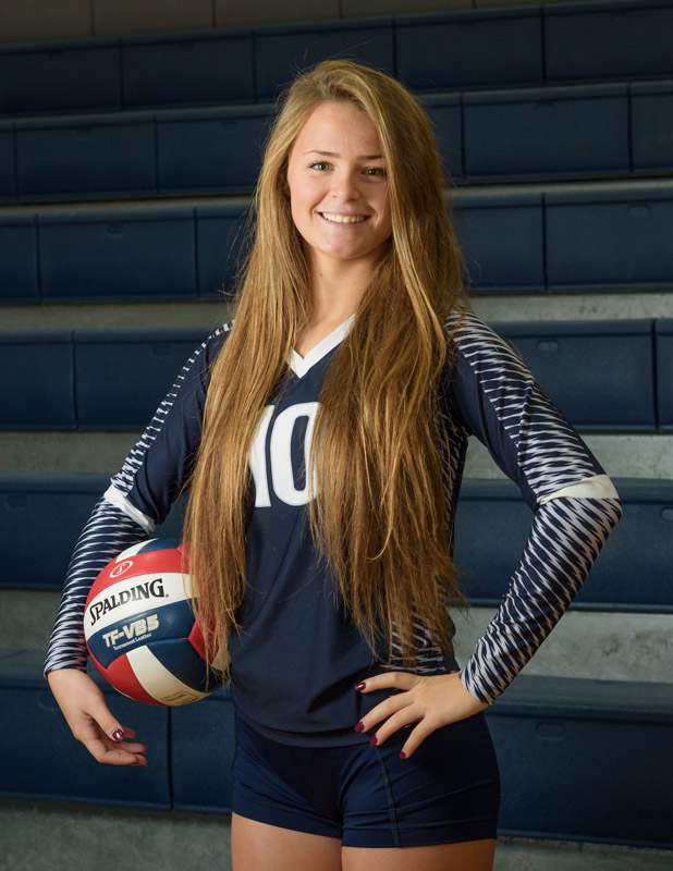 Huntington senior Caroline Lenze. (Darin Reed photo.)