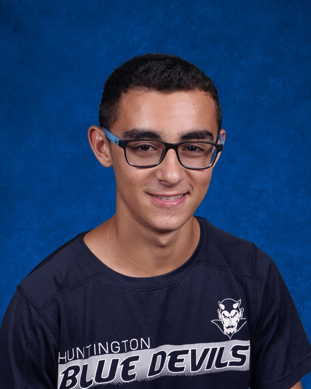 Huntington sophomore Aidan Heller.