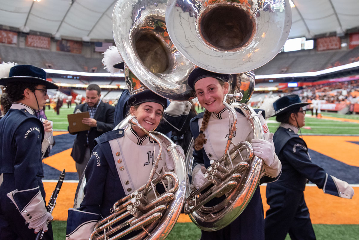 The band includes a variety of instruments large and small. (Darin Reed photo.)