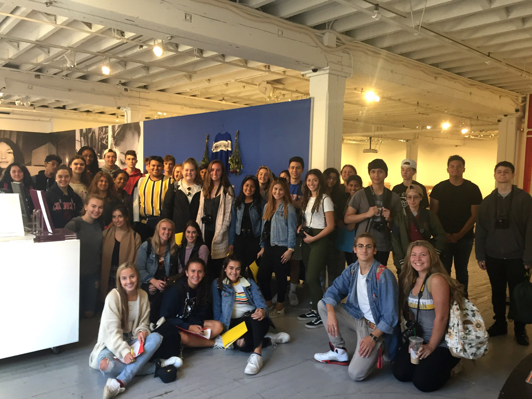 Huntington High School photography students took a field trip into Manhattan earlier this week