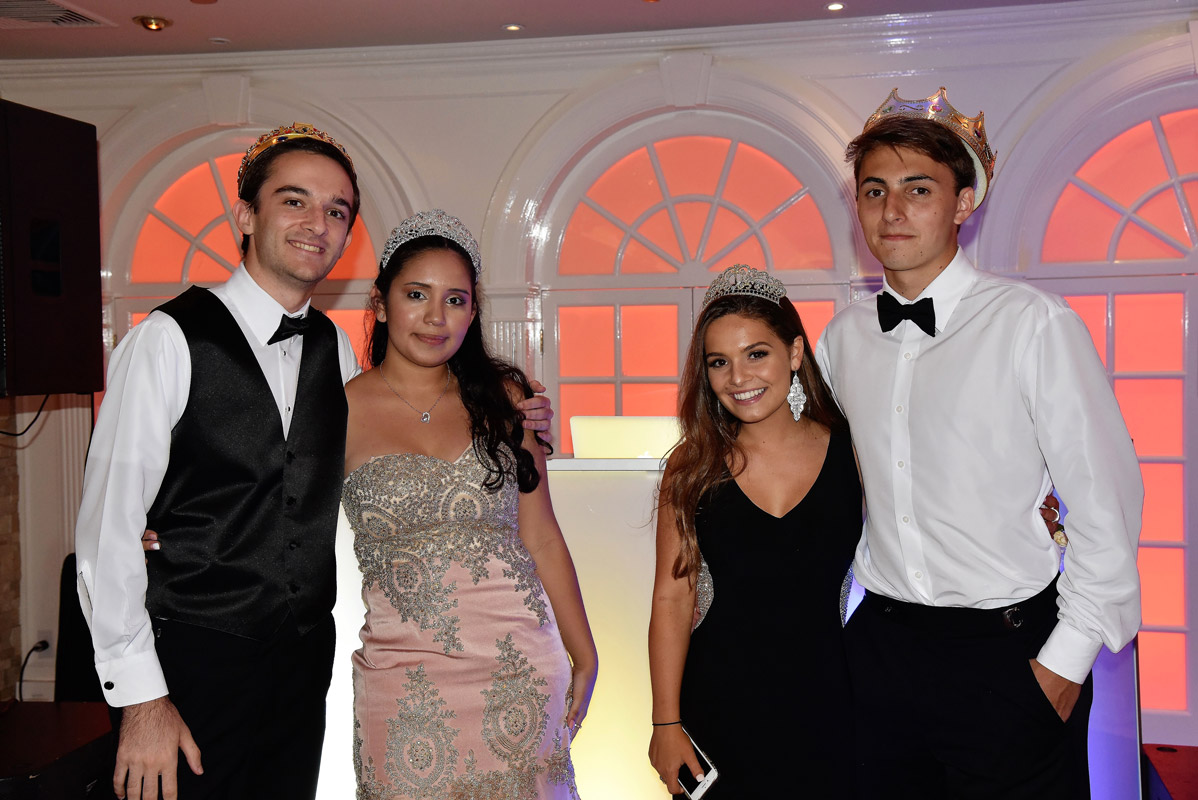 Huntington 2018 prom royalty included King and Queen David Fredericks and Brenda Viera-Periera and Prince and Princess John Paul Paci and Ashlyn Case.