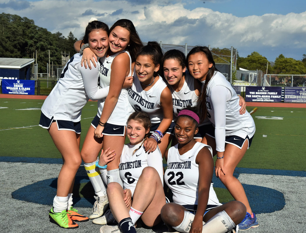 The Huntington field hockey team's seven seniors are a special group of teenagers.