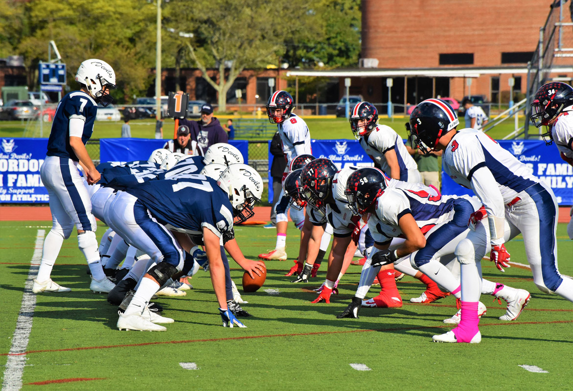 Huntington toppled state ranked Smithtown East last Saturday on Homecoming Day.