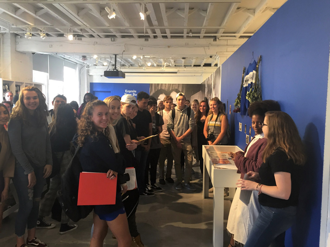 Huntington High School photography students took a field trip into Manhattan earlier this week