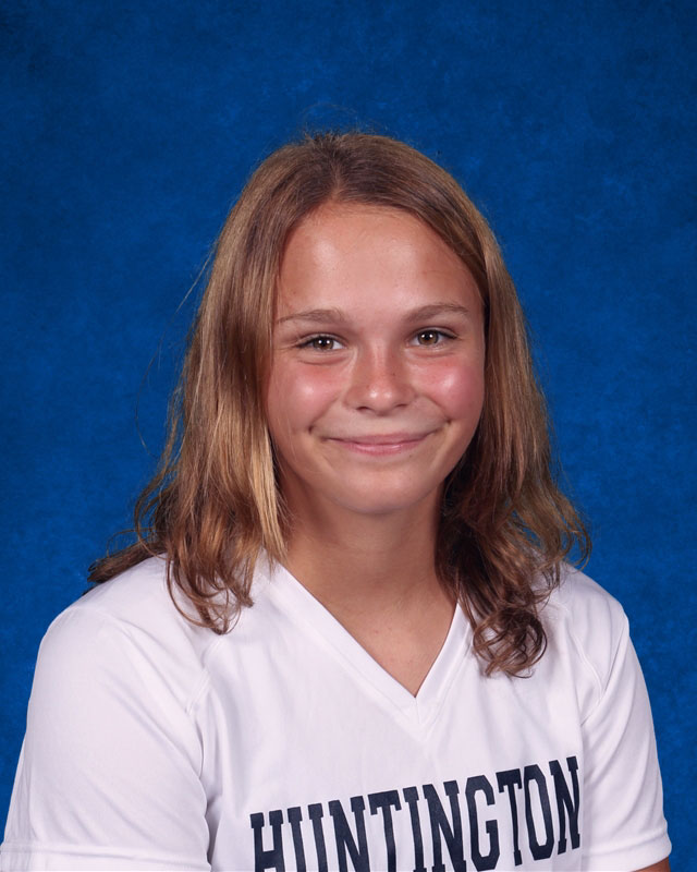 Huntington freshman Teddi Carnesi was named to the All-League girls' soccer team.