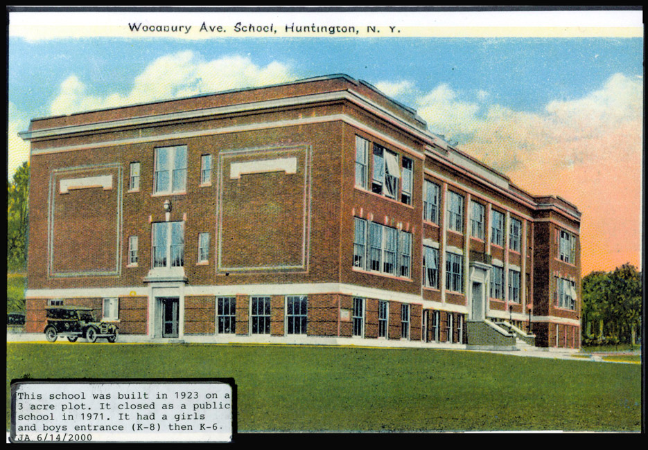 A Woodbury Avenue School postcard from the 1920's.
