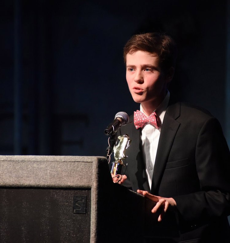Huntington High School junior Keenan Lyons.