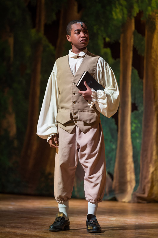 Robert Jean-Gilles on stage in Cinderella. (Darin Reed photo