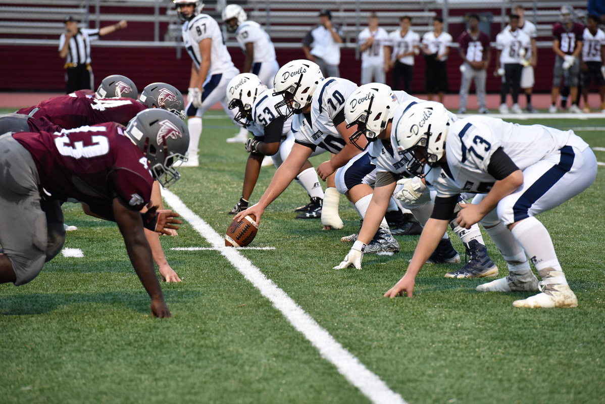 The Huntington football team toppled Deer Park last Friday night, 41-7.