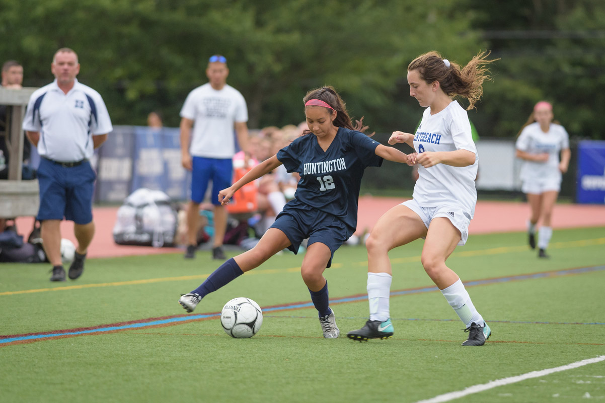 Senior Natalie Gonzalez is a key player for Huntington girls' soccer.